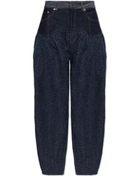 Ganni - Loose-Fit High-Waist Jeans - Lyst