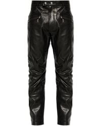 DSquared² - Leather Trousers - Lyst