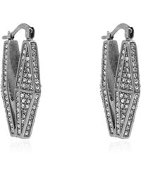Jimmy Choo - Earrings With Crystals - Lyst