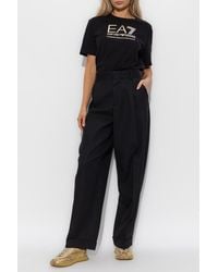 EA7 - T-Shirt From The "Sustainability" Collection - Lyst