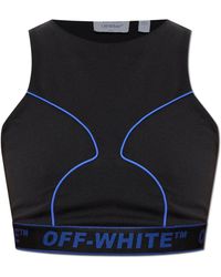 Off-White c/o Virgil Abloh - Short Top With Logo - Lyst