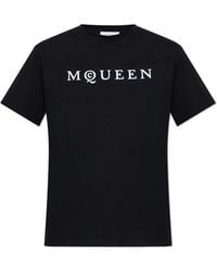 McQueen - T-Shirt With Logo - Lyst