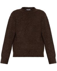 Jil Sander - Wool Sweater With A Crew Neck - Lyst