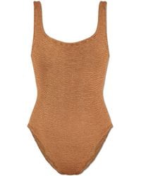 Hunza G - One-Piece Swimsuit "Square" - Lyst
