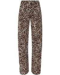 DSquared² - Animal Print Trousers - Lyst