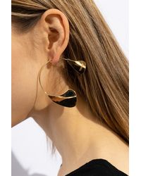 Jil Sander - Brass Earrings, - Lyst