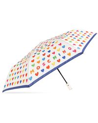 Moschino - Folding Umbrella With Colorful Print - Lyst