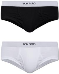 Tom Ford - Two-Pack Of Cotton Briefs With Logo - Lyst