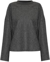 Emporio Armani - Top With Lurex Thread - Lyst