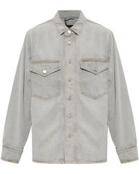 AllSaints - Denim Shirt "Albin" - Lyst