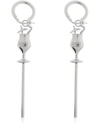 MM6 by Maison Margiela - Single Earring With Pendant - Lyst