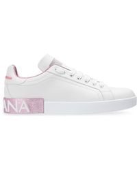 Dolce & Gabbana - Sneakers Portofino Calfskin - Lyst