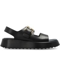 Tod's - 'Gomma' Leather Sandals - Lyst