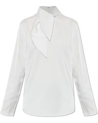 Emporio Armani - Satin Top - Lyst