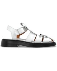 McQueen - Leather Sandals - Lyst