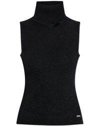 DSquared² - Top With Stand-Up Collar - Lyst