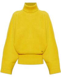 Ganni - Wool Turtleneck Sweater - Lyst