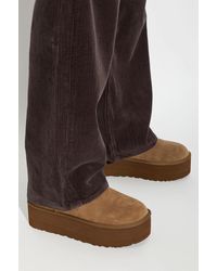 UGG - Snow Boots On A Platform 'Classic Ultra Mini Platform' - Lyst