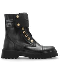 Zadig & Voltaire - Leather Ankle Boots 'Joe Fast' - Lyst
