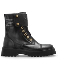 Zadig & Voltaire - Leather Ankle Boots 'Joe Fast' - Lyst