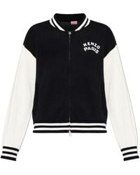 KENZO - Cardigan With Zip Fastening - Lyst