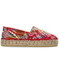 Etro - Espadrilles With Logo - Lyst
