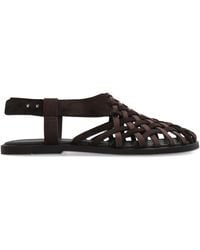 Giorgio Armani - Leather Sandals - Lyst