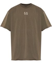 44 Label Group - T-Shirt With Printed Logo - Lyst
