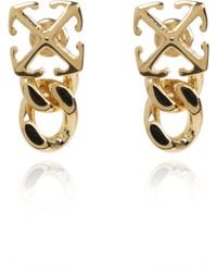 Off-White c/o Virgil Abloh - Brass Earrings - Lyst