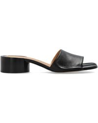 Maison Margiela - Heeled Mules With "Tabi" Cut-Out - Lyst