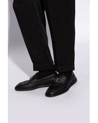 Dolce & Gabbana - 'New Florio' Leather Loafers - Lyst