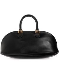 Balenciaga - Leather Bag "Bolero Bowling Medium" - Lyst