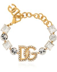 Dolce & Gabbana - Bracelet With Shimmering Crystals - Lyst