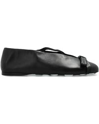 Moschino - Leather Ballet Flats - Lyst