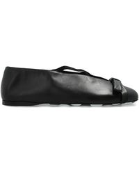 Moschino - Leather Ballet Flats - Lyst