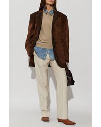 Acne Studios - Sweater Made Of Combined Materials - Lyst