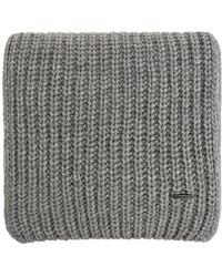 DSquared² - Wool Scarf With Sewn-In Logo - Lyst