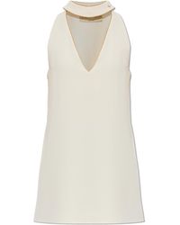Valentino Garavani - Dress With V-Neckline - Lyst