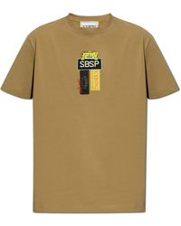 Iceberg - T-Shirt With Patches And Print - Lyst