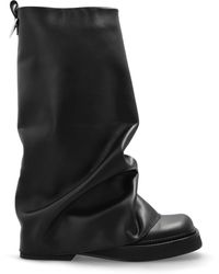 The Attico - Leather Ankle Boots 'Robin' - Lyst