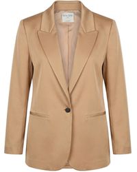 forte_forte - Satin Blazer With Single Vent - Lyst