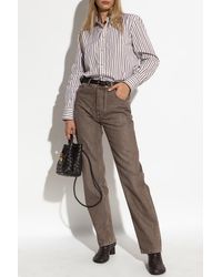 Bottega Veneta - Shirt With Stripe Pattern - Lyst