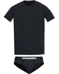 DSquared² - Underwear Set: T-Shirt And Boxer Shorts - Lyst