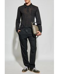 Maison Margiela - Tapered Leg Trousers - Lyst