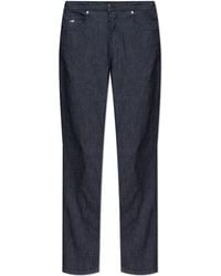Emporio Armani - Tapered Leg Jeans - Lyst