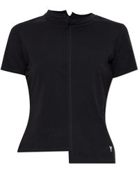 Y-3 - Asymmetrical Cut T-Shirt - Lyst