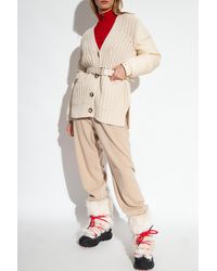 Moncler - Down-paneled Cashmere-blend Cardigan - Lyst