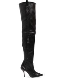 Stuart Weitzman - ‘Ultrastuart’ Leather Heeled Boots - Lyst