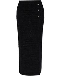 Alessandra Rich - Skirt With A Slit - Lyst