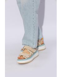 Chloé - ‘Nama’ Platform Sandals - Lyst